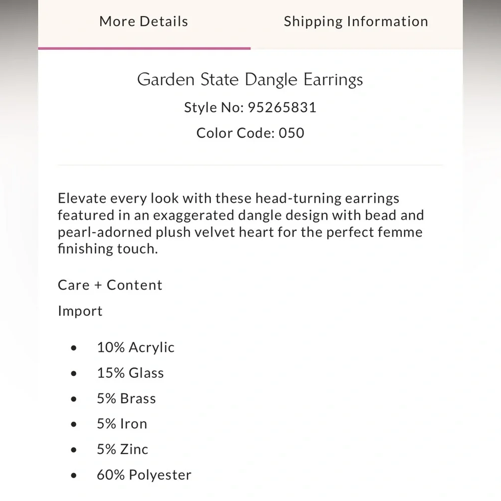 FREE PEOPLE Garden State Dangle Earrings